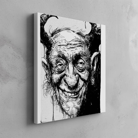 Quadro canvas diavle