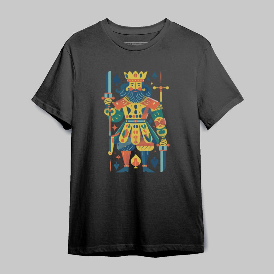 Colorful King Illustration Graphic Tee
