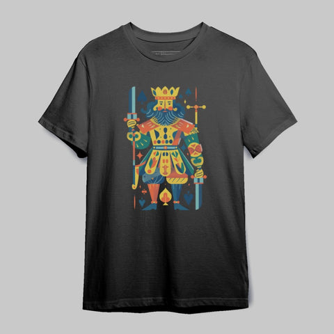 Colorful King Illustration Graphic Tee