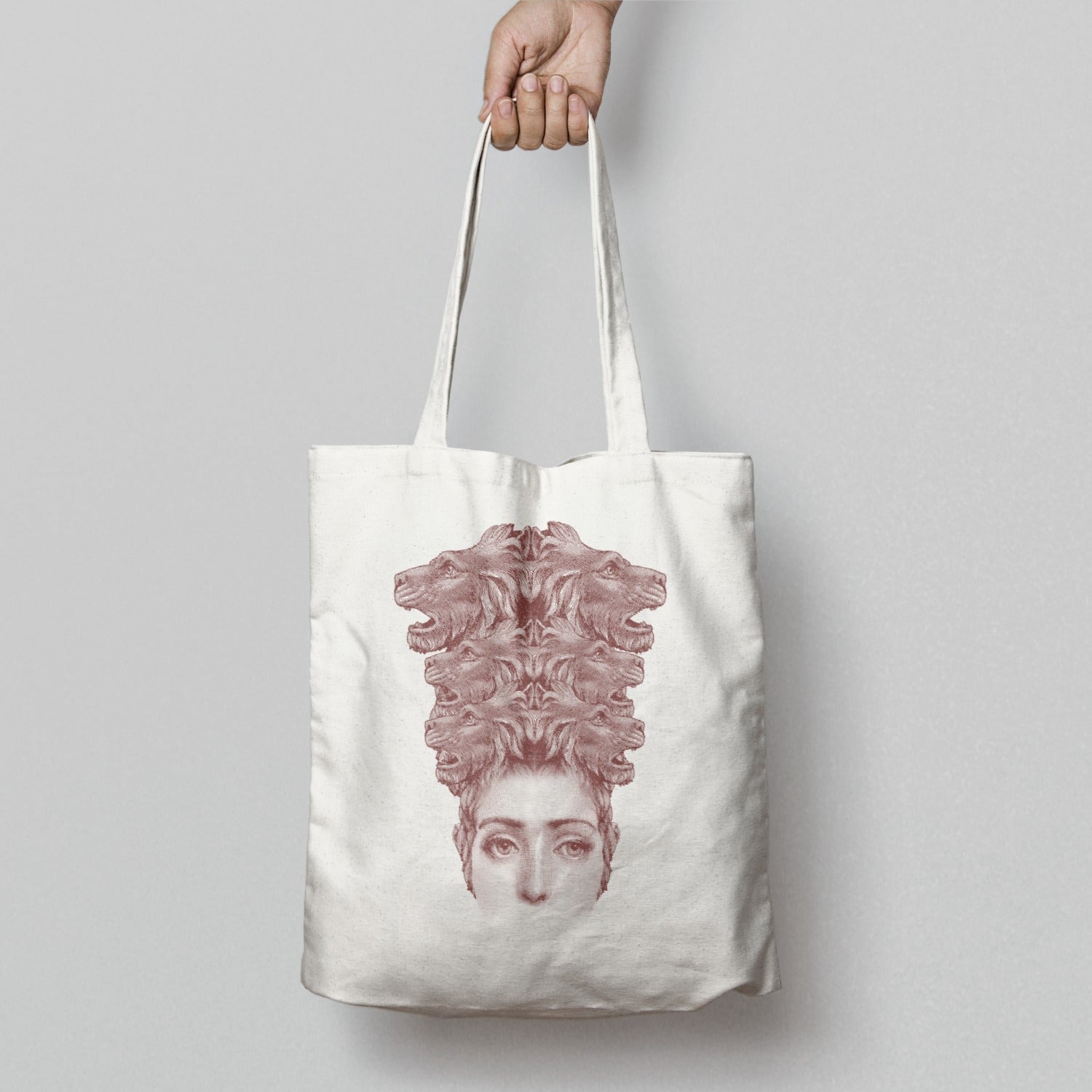 Unique Artistic Design Hand-Drawn Illustration Tote Bag