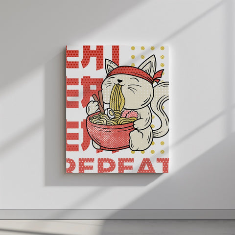 Quadro canvas Eat-Repeat