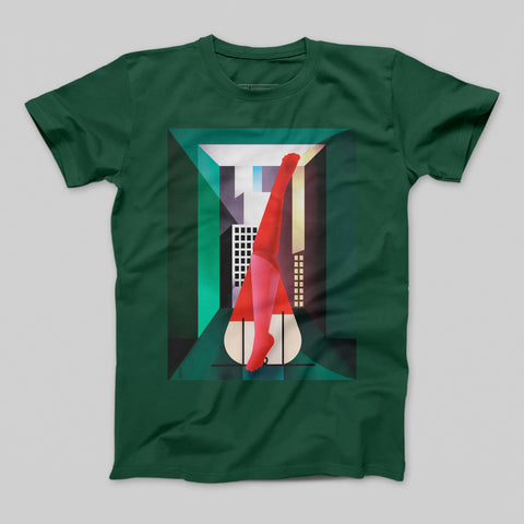 Abstract Red and Green Urban Design T-shirt product