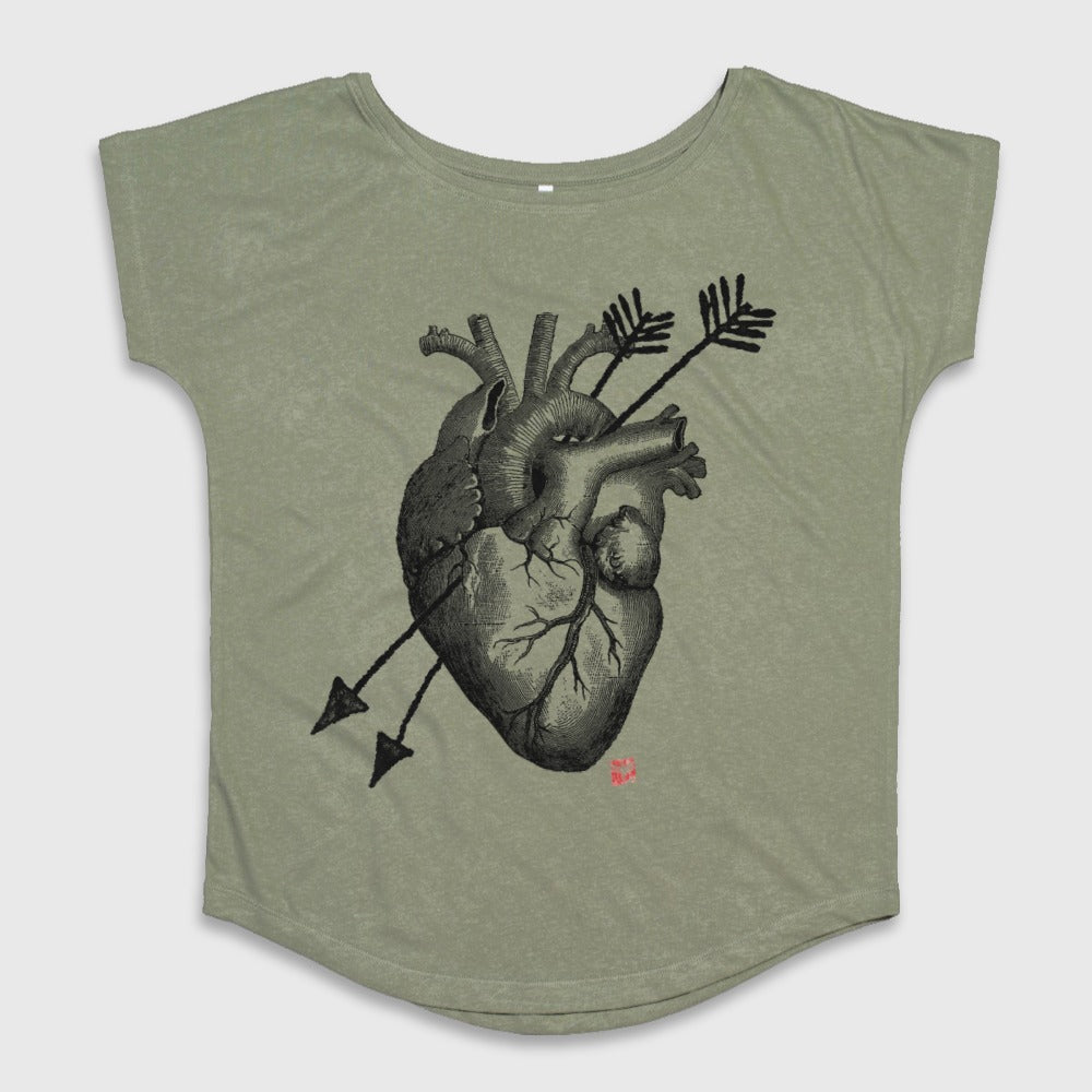 Heart and Arrows Graphic Design Women's T-shirt