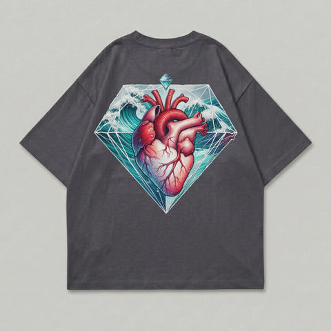 Anatomical heart diamond waves design gray product type
Anatomical heart, Heart graphic, Diamond design, Ocean waves, Waves print, Unique art, Graphic product, Dark gray, Grey product, Artistic design, Statement product, Trendy graphic, Cool design, Modern art, Ocean themed, Nature graphic, Abstract heart, Realistic heart, Geometric diamond, Water waves