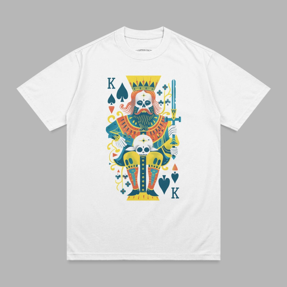 King Spades Skull Playing Card Crown Sword product type
