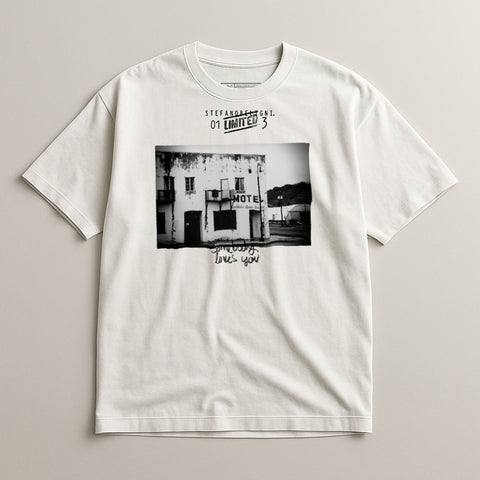 Retro Graphic Tee with Classic Motel Print