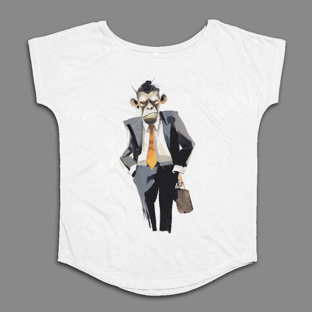 Funky Monkey in a Suit Business Graphic T-shirt