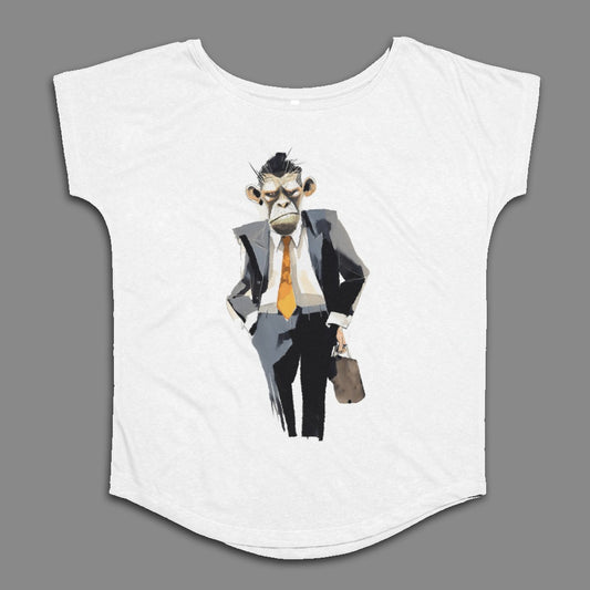 Funky Monkey in a Suit Business Graphic T-shirt