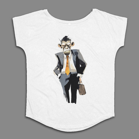 Funky Monkey in a Suit Business Graphic T-shirt