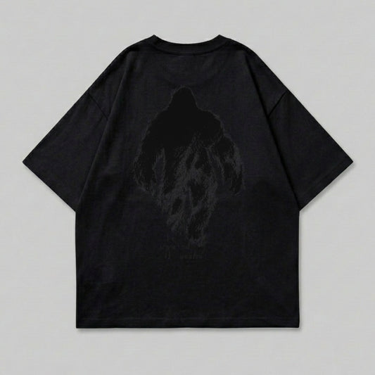 Black Bigfoot Oversized Silhouette Graphic product type
Black
Bigfoot
Sasquatch
TShirt
Oversized
Silhouette
GraphicTee
Cryptid
Mythical
Creature
DarkTheme
Monster
Streetwear
UrbanFashion
CasualWear
UnisexShirt
ApeDesign
ShadowGraphic
BlackApparel
Mysterioso