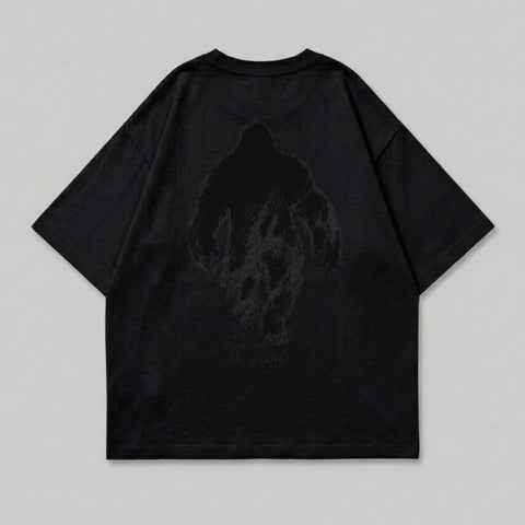 Black Bigfoot Oversized Silhouette Graphic product type
Black
Bigfoot
Sasquatch
TShirt
Oversized
Silhouette
GraphicTee
Cryptid
Mythical
Creature
DarkTheme
Monster
Streetwear
UrbanFashion
CasualWear
UnisexShirt
ApeDesign
ShadowGraphic
BlackApparel
Mysterioso