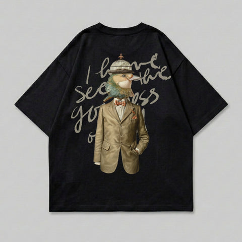 Dapper Bird Head Suit Bowler Cage Hat Goodness Graphic product type