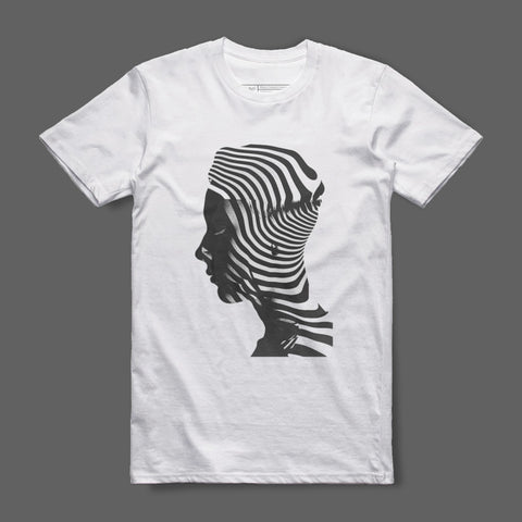 Abstract Silhouette Optical Illusion T-Shirt