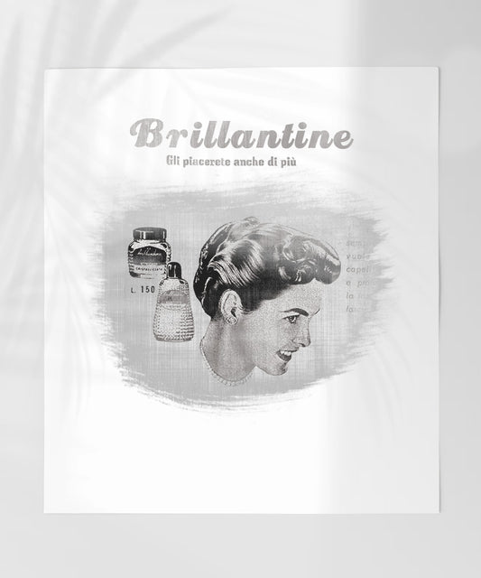 Brillantine Vintage Advertisement Print Home Decor