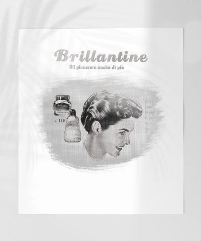 Brillantine Vintage Advertisement Print Home Decor