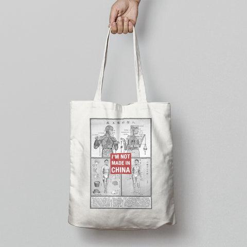 I'm Not Made in China Graphic Tote Bag Product