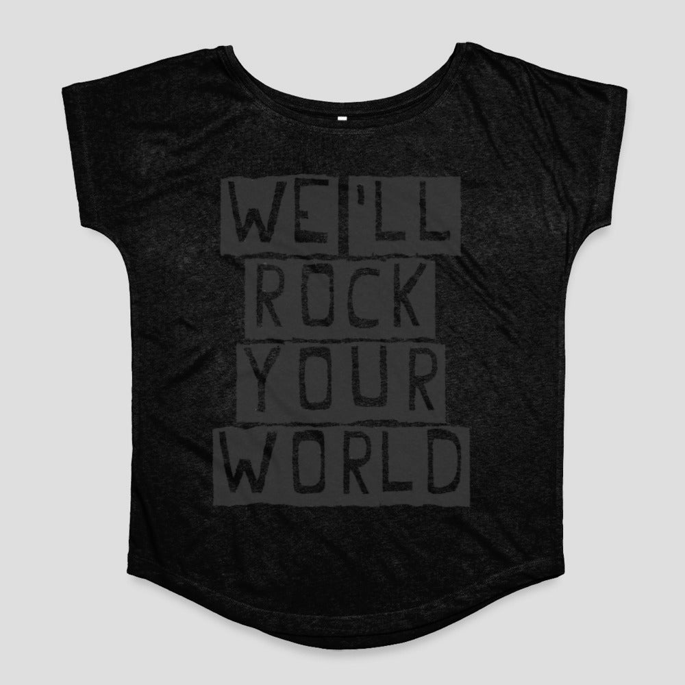 We'll Rock Your World Graphic Tee Shirt