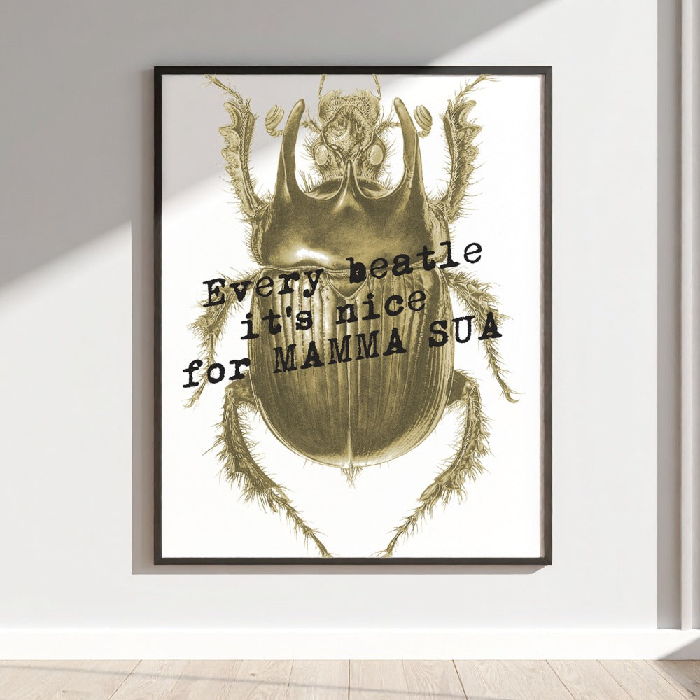 Every Beatle It's Nice for MAMMA SUA Wall Art Decor