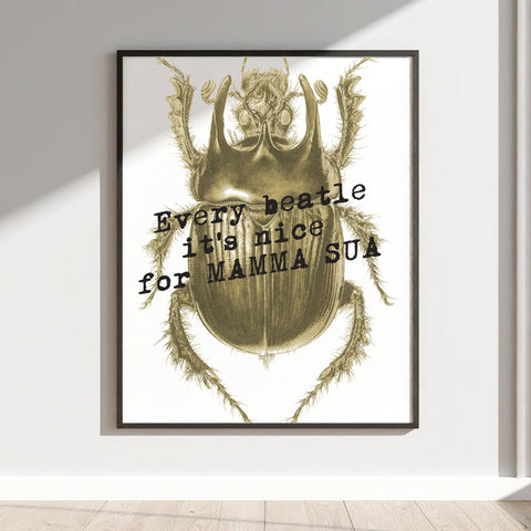 Every Beatle It's Nice for MAMMA SUA Wall Art Decor