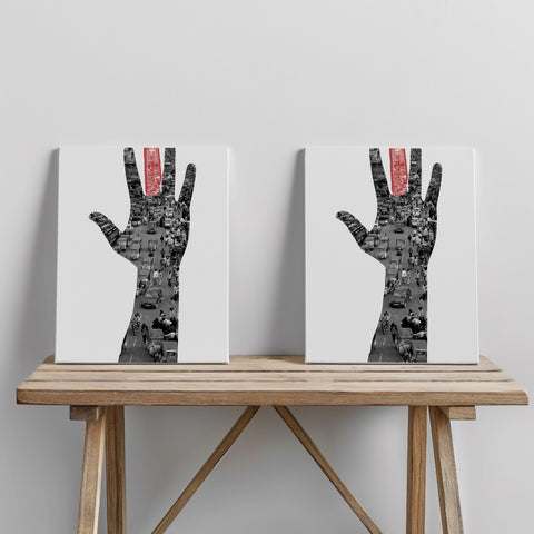Quadro canvas FInger