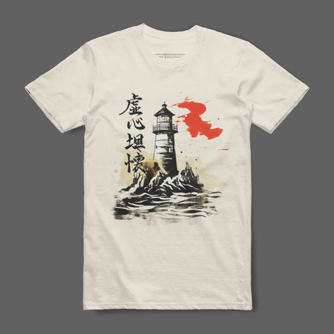 Vintage Lighthouse Graphic Unisex Art Casual Tee
