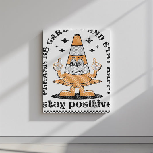 Quadro canvas stay-positive