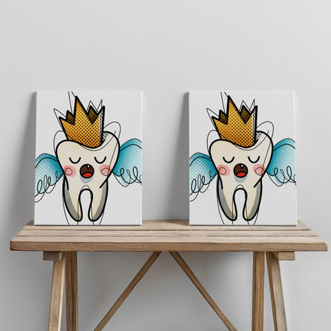 Quadro canvas dente