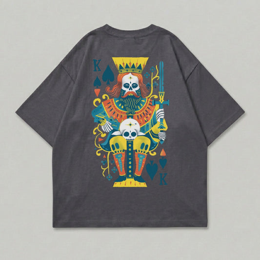 Skull King Spades Card Graphic Design T-Shirt product type