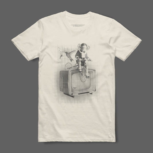 Vintage Bicycle Print Graphic Tee Product