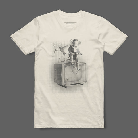 Vintage Bicycle Print Graphic Tee Product