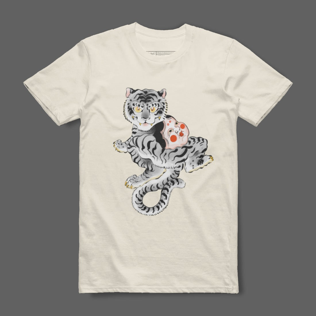 Unique Tiger Print Graphic Tee
