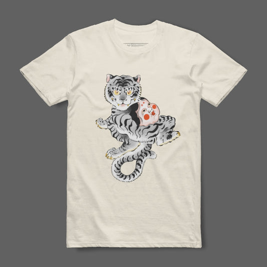 Unique Tiger Print Graphic Tee