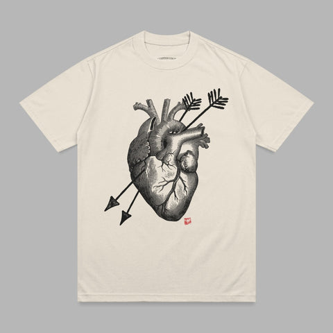 Love Struck Anatomical Heart Design Cream product type