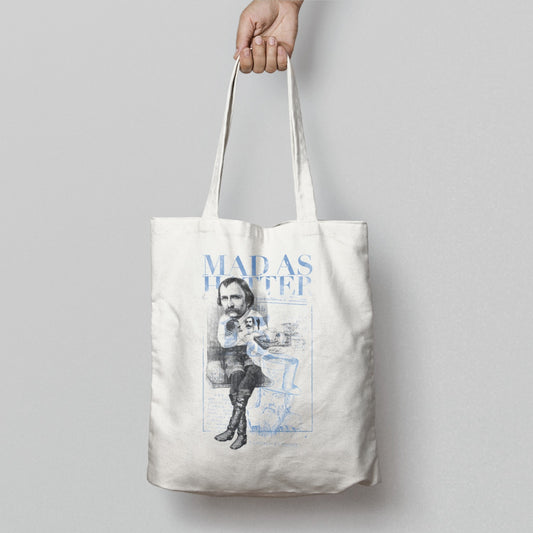 Mad As Hatter Tote Bag with Artistic Design