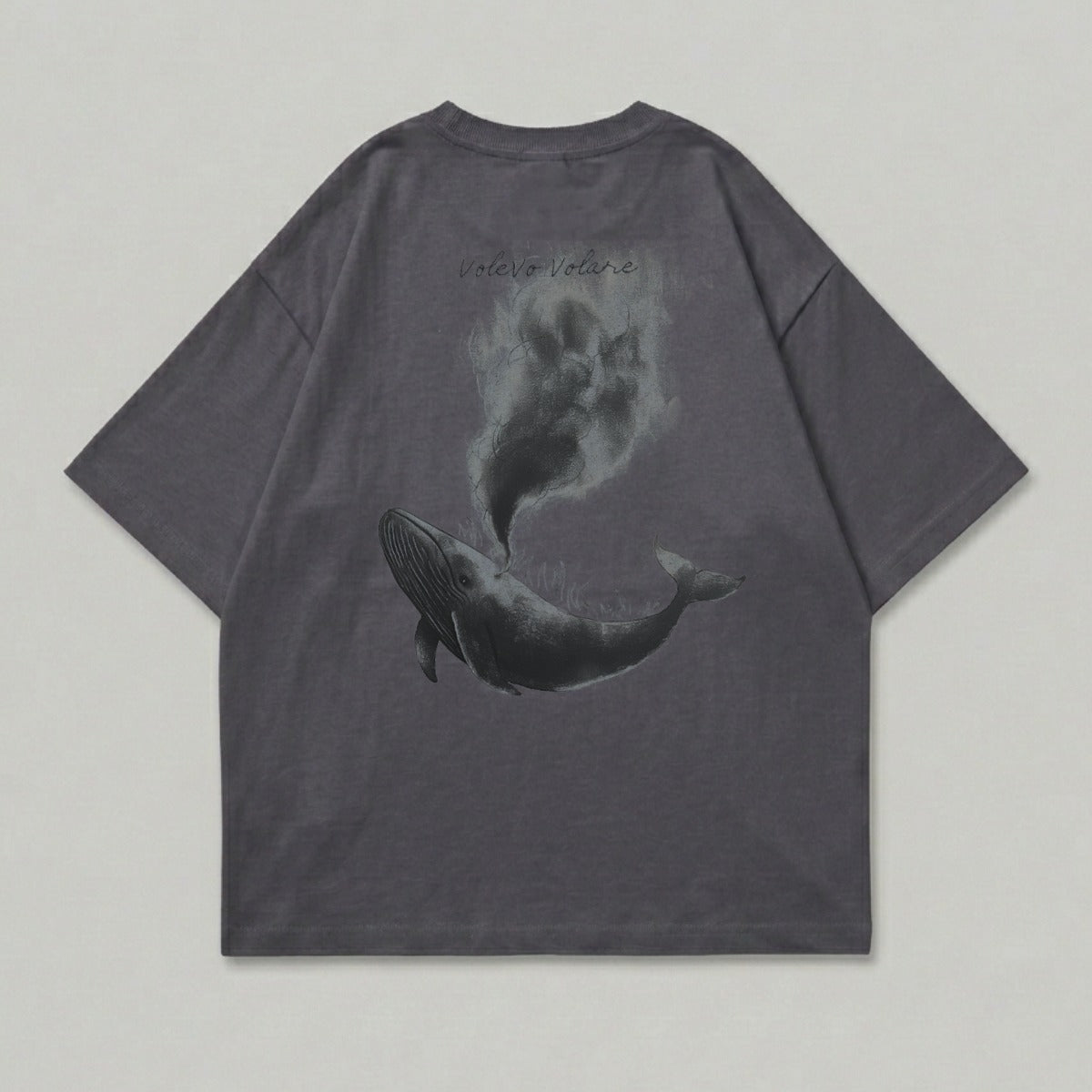 Dark Whale Spout VoleVo Volare Unique Design T-shirt product type
Whale
Spout Design
Marine Life
Ocean Animal
Graphic Tee
Artistic Print
Dark Gray Shirt
Charcoal Top
Unique Design
VoleVo Volare
Streetwear Fashion
Casual Apparel
Animal Graphic
Short Sleeve
Crew Neck
Statement Tee
Unisex Style
Gray Tee
Nature Inspired
Creative Design