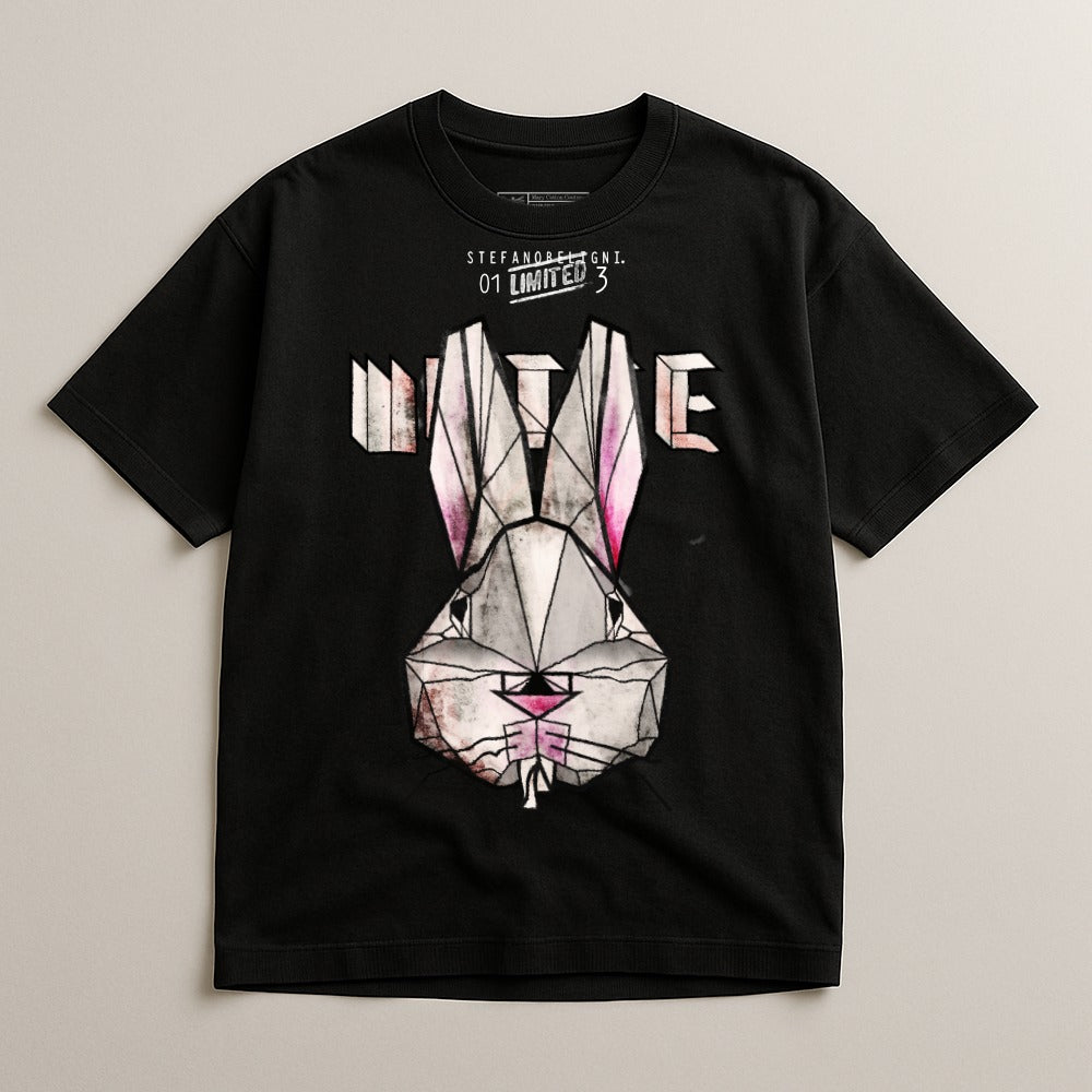 Limited Edition Bunny Graphic Printed T-Shirt