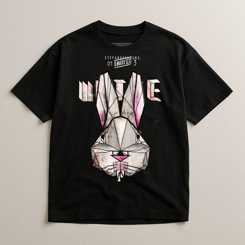 Limited Edition Bunny Graphic Printed T-Shirt