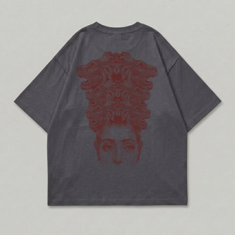 Woman Face Wolf Heads Symmetric Design product type