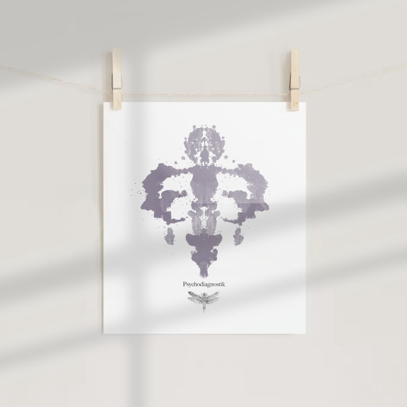 Psychodiagnostik Themed Art Print for Unique Wall Decor