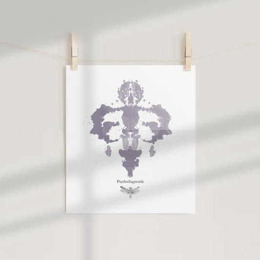 Psychodiagnostik Themed Art Print for Unique Wall Decor