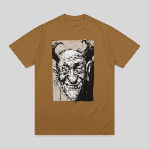 Sinister Devilish Face Horned Elder Grinning T-shirt product type
