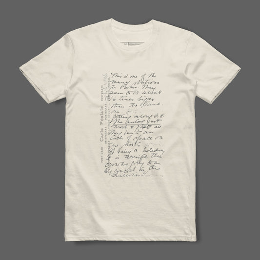 Handwritten Poem Artistic Graphic Short Sleeve T-shirt