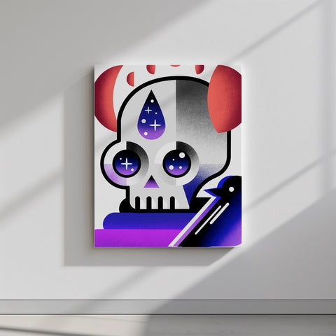Quadro canvas zSkull