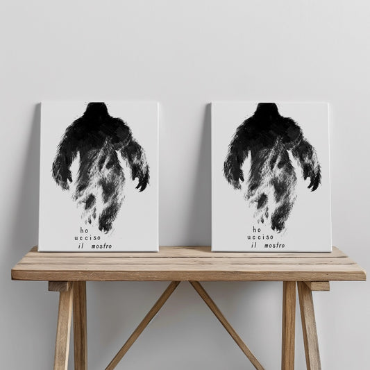 Quadro canvas mostro