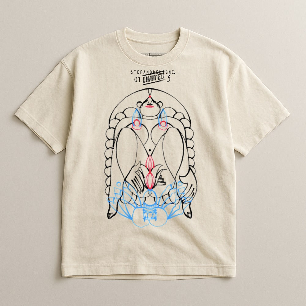 Stylish Graphic Tee with Unique Artistic Design