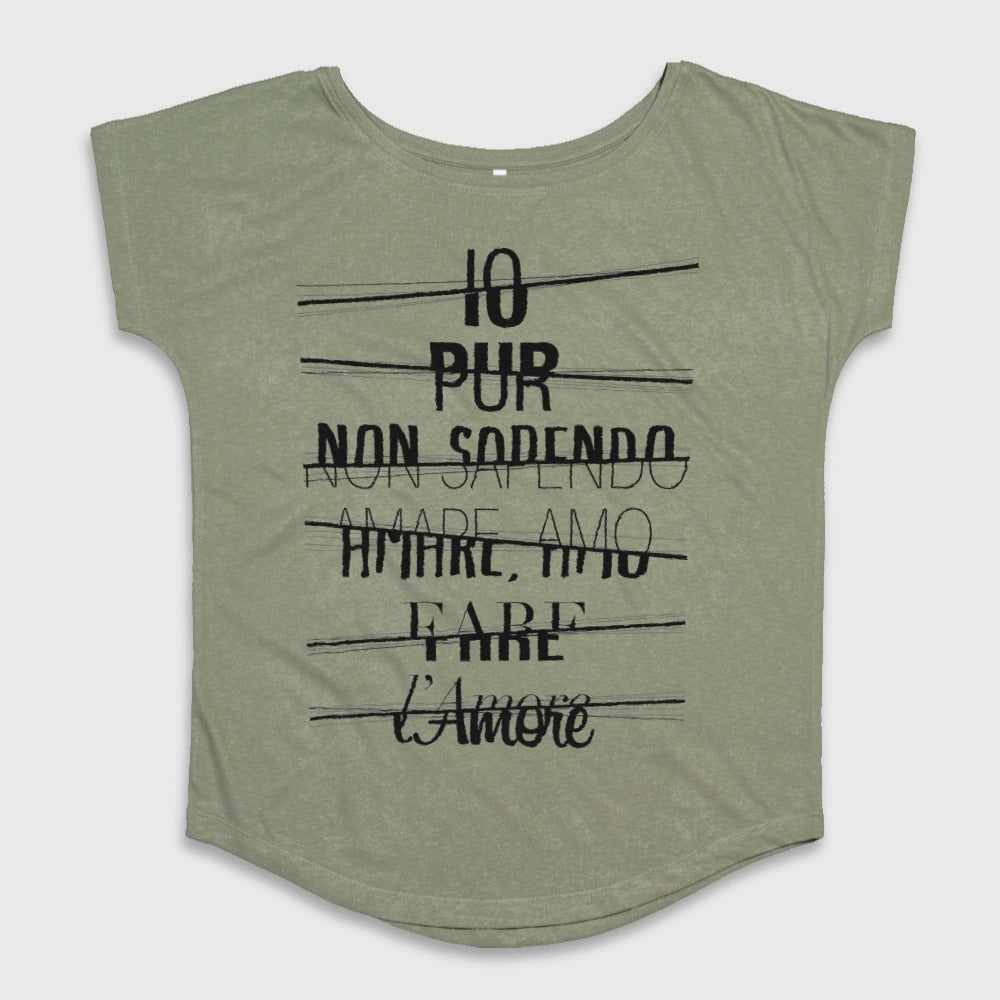 Unique Graphic Italian Quote Design T-Shirt