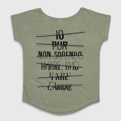 Unique Graphic Italian Quote Design T-Shirt