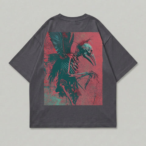 Dark Goth Bird Skeleton Winged Creature Horror product type