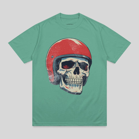 Skull Red Helmet Biker Graphic Design product type