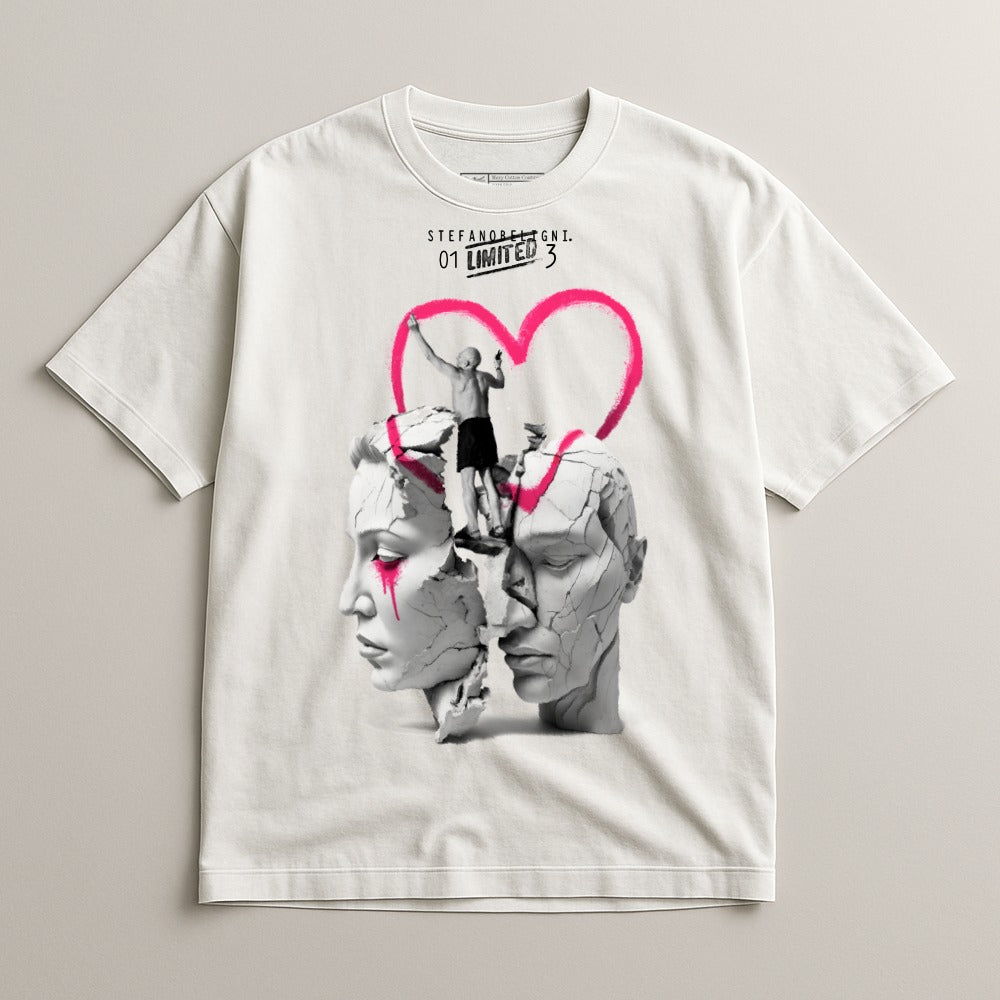 Emotional Art Design Casual Graphic T-Shirt